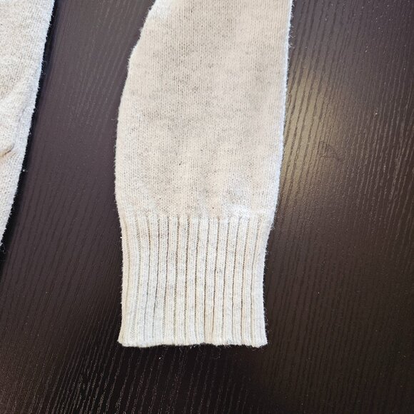 3/$15 asymmetrical beige and brown sweater - Picture 5 of 6